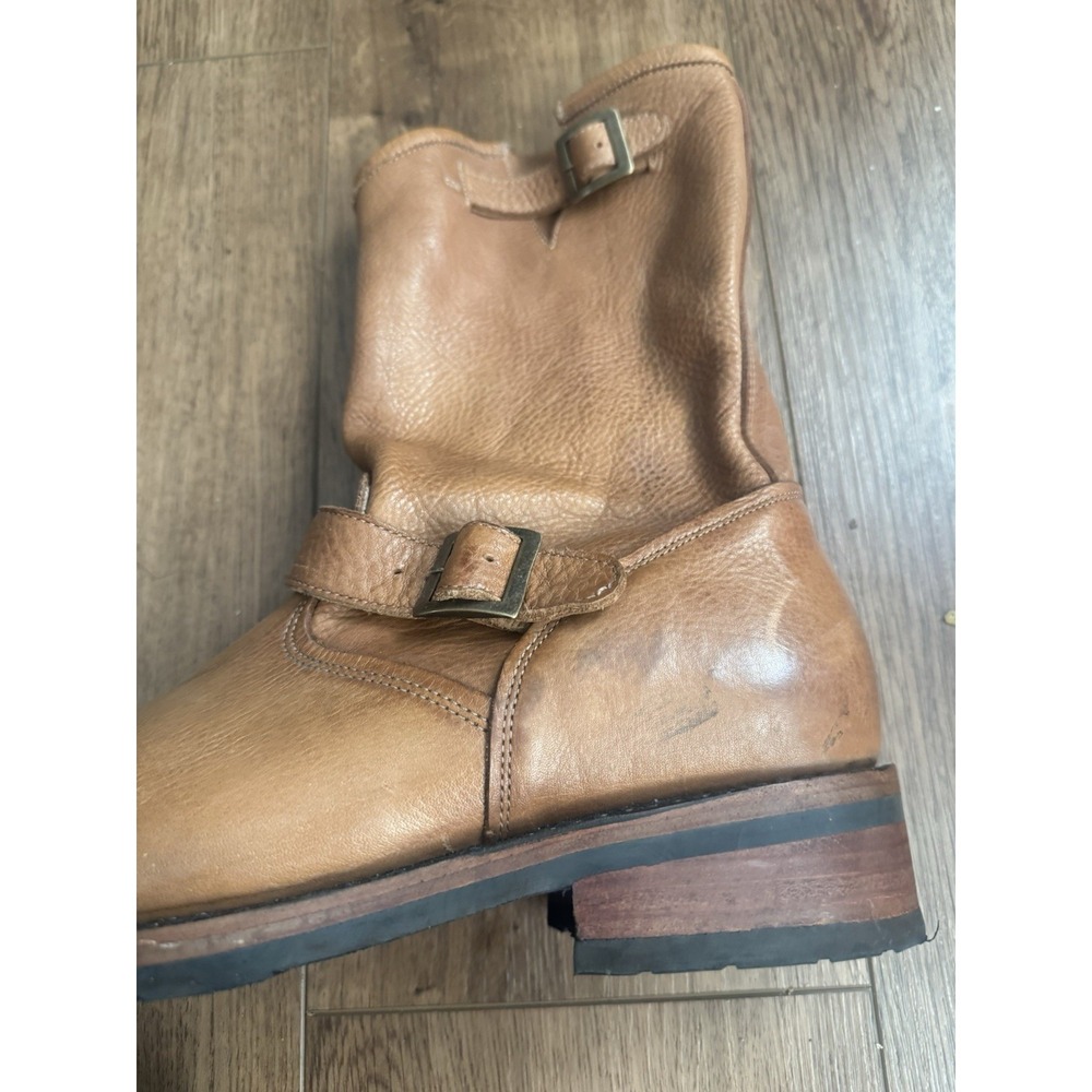 mens freebird boots 10 Easton Brown Leather Western Preppy Skater Luxury Rugged - Picture 2 of 15